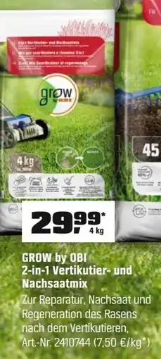 OBI GROW by OBI 2-in-1 Vertikutier- und Nachsaatmix Angebot