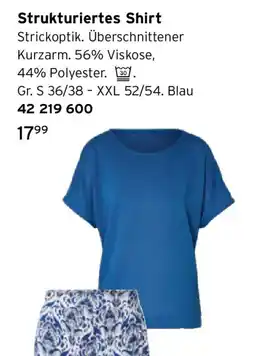 Tchibo Strukturiertes Shirt Angebot