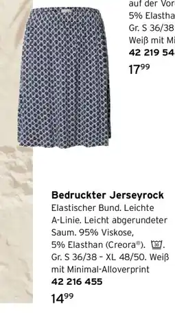 Tchibo Bedruckter Jerseyrock Angebot