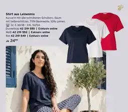 Tchibo Shirt aus Leinenmix Angebot