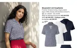 Tchibo Blusenshirt mit Knopfleiste Angebot