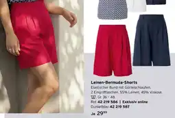 Tchibo Leinen-Bermuda-Shorts Angebot
