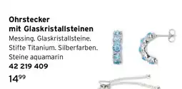Tchibo Ohrstecker mit Glaskristallsteinen Angebot