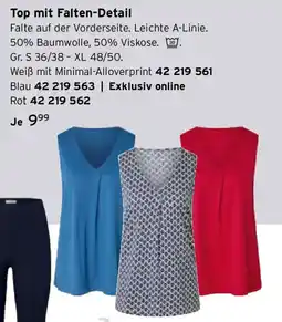Tchibo Top mit Falten-Detail Angebot