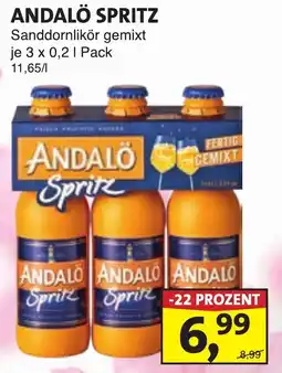 Lösch Depot ANDALÖ SPRITZ Sanddornlikör gemixt Angebot