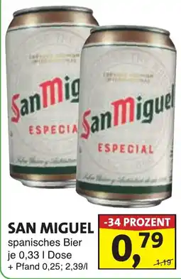 Lösch Depot SAN MIGUEL spanisches Bier Angebot