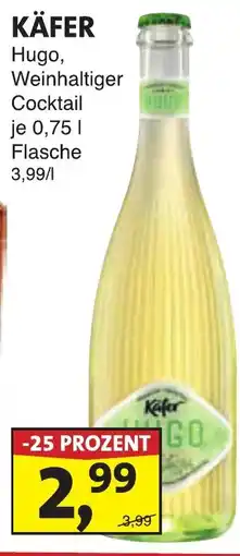 Lösch Depot KÄFER Hugo, Weinhaltiger Cocktail Angebot