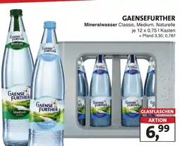 Lösch Depot GAENSEFURTHER Mineralwasser Classic, Medium, Naturelle Angebot