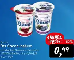 KONSUM Bauer Der Grosse Joghurt Angebot
