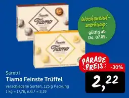 KONSUM Sarotti Tiamo Feinste Trüffel Angebot