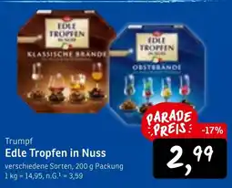 KONSUM Trumpf Edle Tropfen in Nuss Angebot
