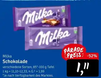 KONSUM Milka Schokolade Angebot