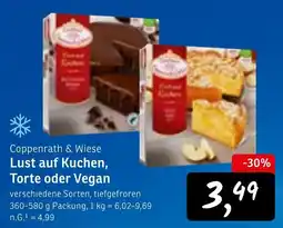 KONSUM Coppenrath & Wiese Lust auf Kuchen, Torte oder Vegan Angebot