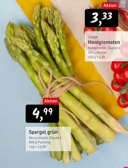 KONSUM Spargel grün Angebot