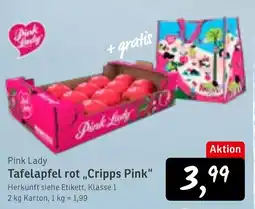 KONSUM Pink Lady Tafelapfel rot,,Cripps Pink" Angebot