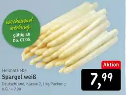 KONSUM Heimatliebe Spargel weiß Angebot