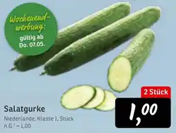 KONSUM Salatgurke Angebot