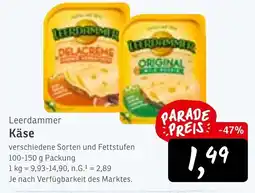KONSUM Leerdammer Käse Angebot