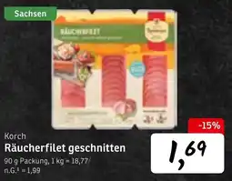 KONSUM Korch Räucherfilet geschnitten Angebot