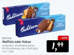 KONSUM Bahlsen Waffeln oder Kekse Angebot