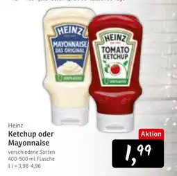 KONSUM Heinz Ketchup oder Mayonnaise Angebot