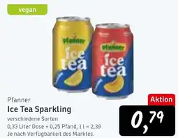 KONSUM Pfanner Ice Tea Sparkling Angebot