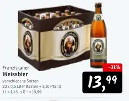 KONSUM Franziskaner Weissbier Angebot