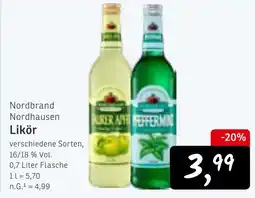KONSUM Nordbrand Nordhausen Likör Angebot