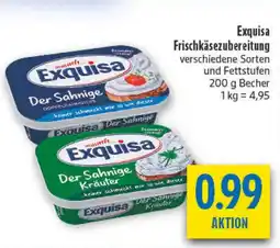 diska Exquisa Frischkäsezubereitung Angebot
