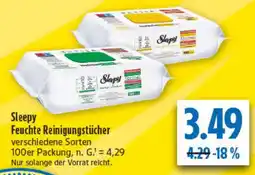 diska Sleepy Feuchte Reinigungstücher Angebot