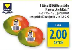 diska 2 Stück EDEKA Herzstücke Mangos,,Kent/Keitt" Angebot