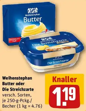 REWE Weihenstephan Butter oder Die Streichzarte Angebot