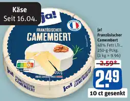REWE ja! Französischer Camembert Angebot