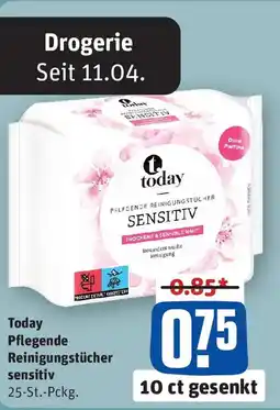 REWE Today Pflegende Reinigungstücher sensitiv Angebot