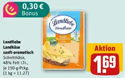 REWE Landliebe Landkäse sanft-aromatisch Angebot