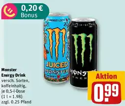 REWE Monster Energy Drink Angebot