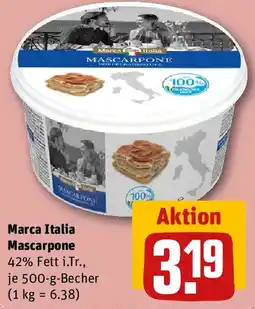 REWE Marca Italia Mascarpone Angebot