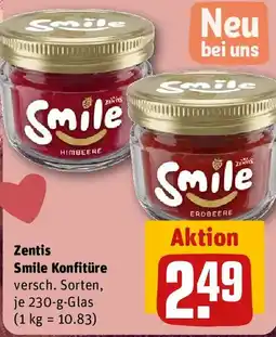 REWE Zentis Smile Konfitüre Angebot