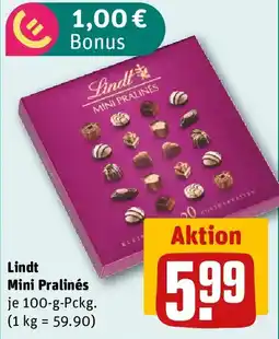 REWE Lindt Mini Pralinés Angebot