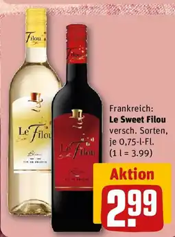 REWE Le Sweet Filou Angebot