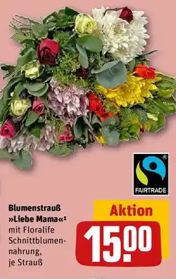 REWE Blumenstrauß Liebe Mama Angebot