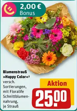REWE Blumenstrauß Happy Color Angebot