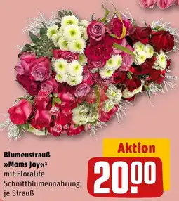 REWE Blumenstrauß Moms Joy Angebot