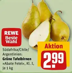 REWE REWE Beste Wahl Grüne Tafelbirnen Angebot