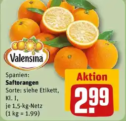 REWE Saftorangen Angebot