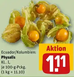 REWE Physalis Angebot