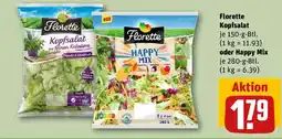 REWE Florette Kopfsalat oder Happy mix Angebot