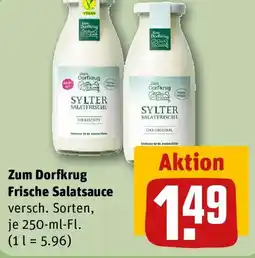 REWE Zum Dorfkrug Frische Salatsauce Angebot