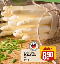 REWE Weißer Spargel Angebot