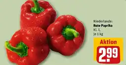 REWE Rote Paprika Angebot